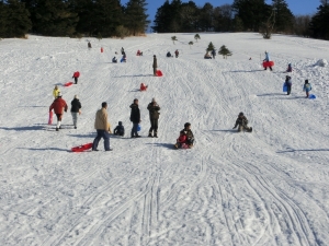 そり遊び、雪遊びに最適です。